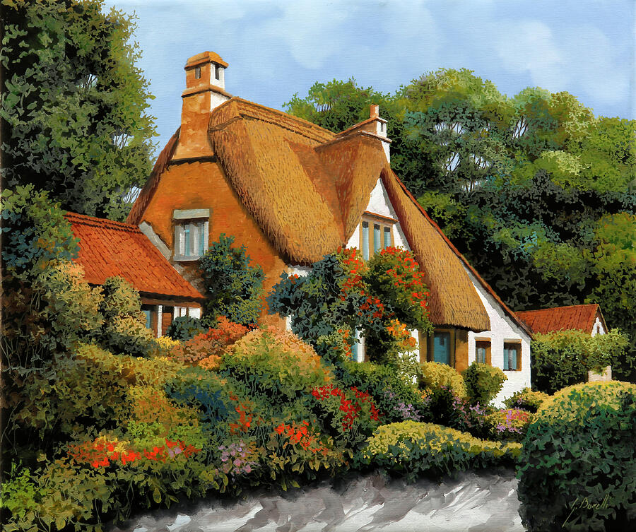 Casale San Mauro Painting by Guido Borelli Casale San Mauro Painting by Guido Borelli