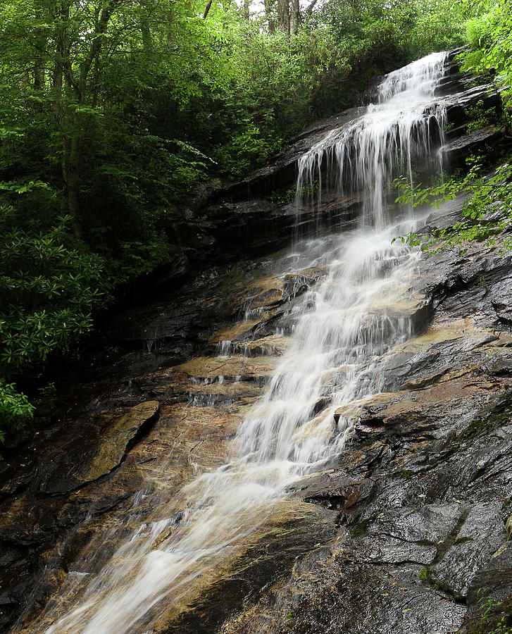 Cascade Falls in the Rain Photograph by Ethan King - Pixels