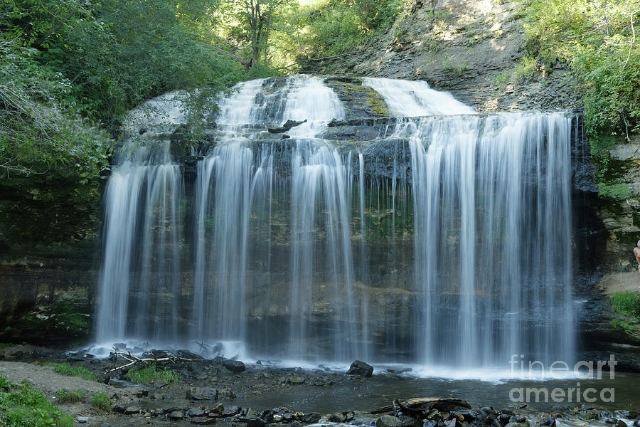 Cascade Falls Streaming Water Photograph by Natural Focal Point Photography