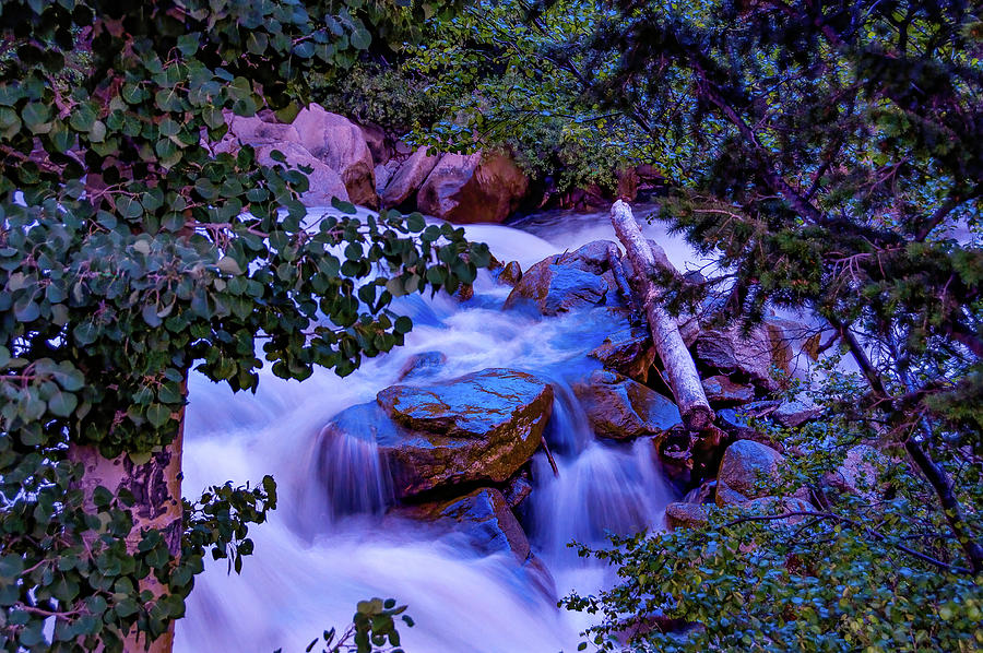 Cascade Falls,  Buena Vista, Colorado Photograph by Tom Potter