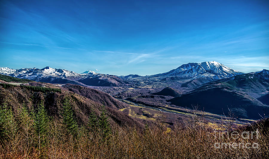 Cascade Mountains and the Toutle River Valley Photograph by Jon Burch Photography