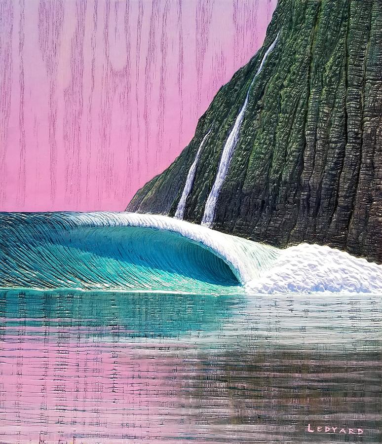 Cascade  Painting by Nathan Ledyard