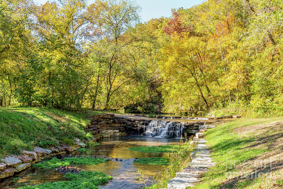 Cascading Falls In The Fall Photograph by Jennifer White - Fine Art America