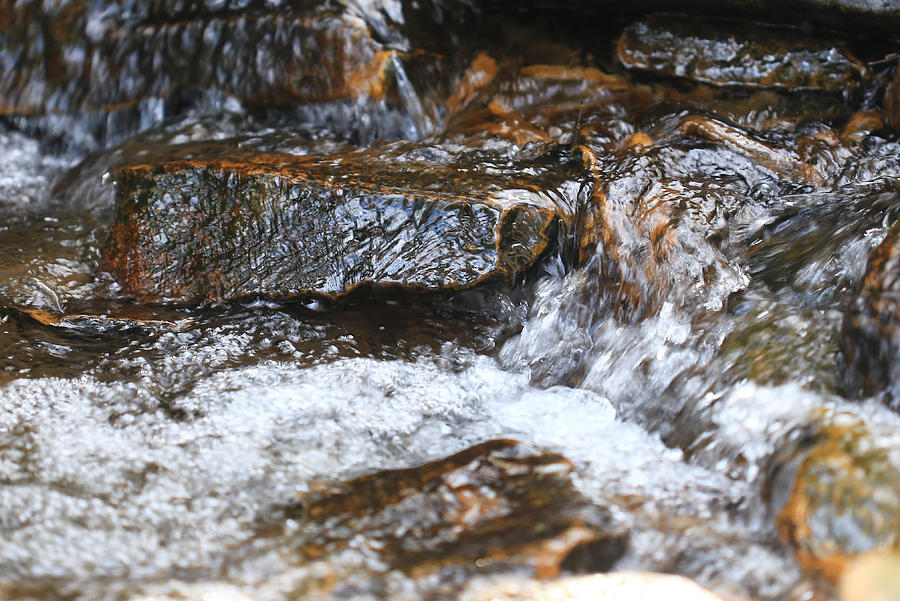 Cascading water Photograph by Douglas Sacha