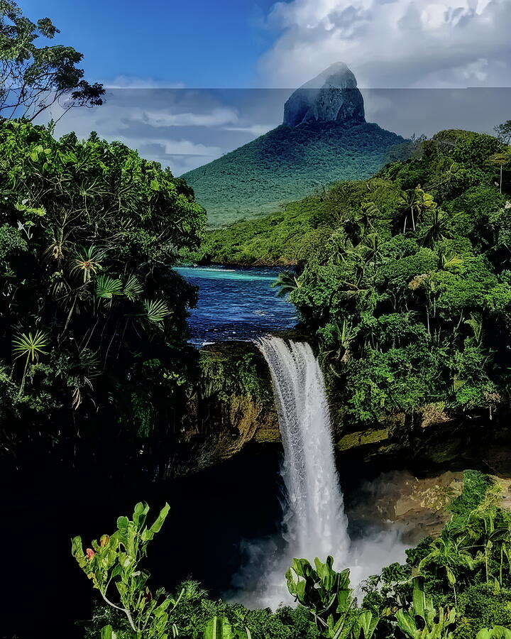 Cascading Waterfall by Anthony Dezenzio Cascading Waterfall by Anthony Dezenzio