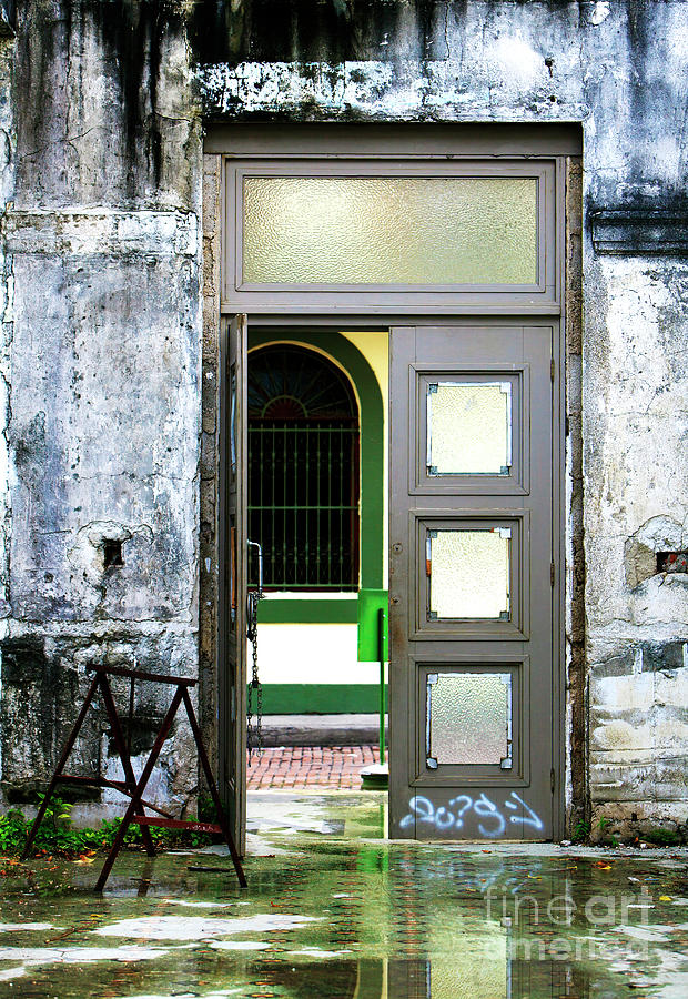 Casco Viejo Open Door in Panama City Photograph by John Rizzuto