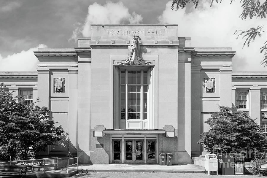 Case Western Reserve University Tomlinson Hall Photograph by University Icons