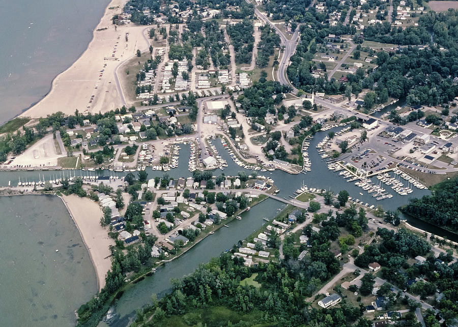 Caseville Marina Photograph by Fred Herrin Fine Art America