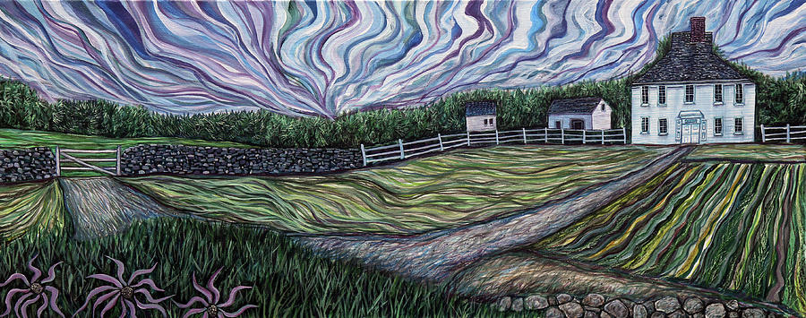 Landscape Painting - Casey Farm by Matthew Stuart