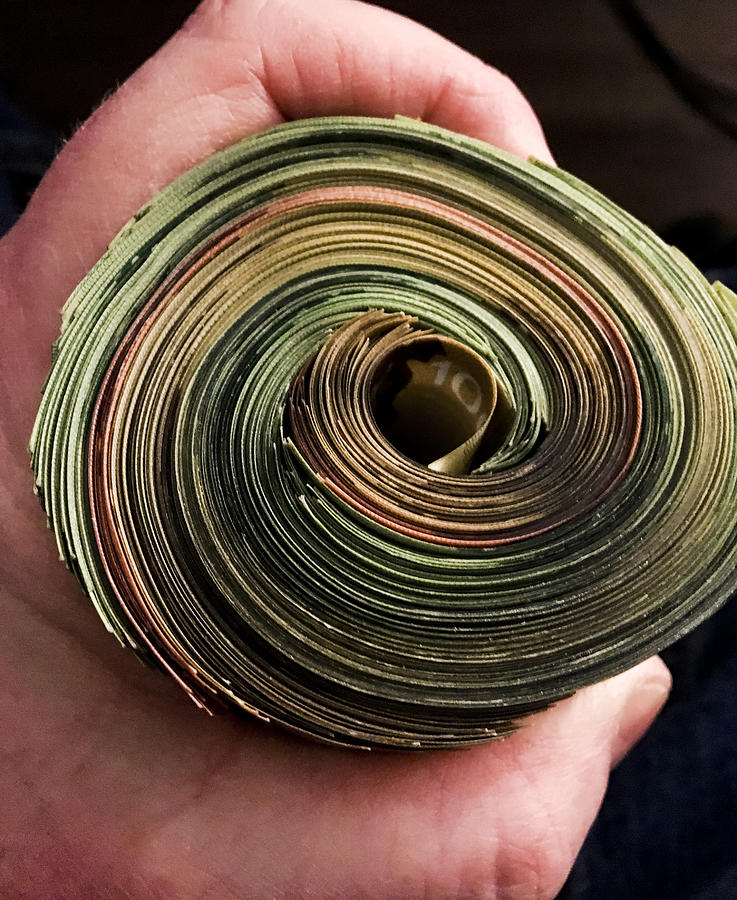 Cash in Hand Photograph by Silentfoto