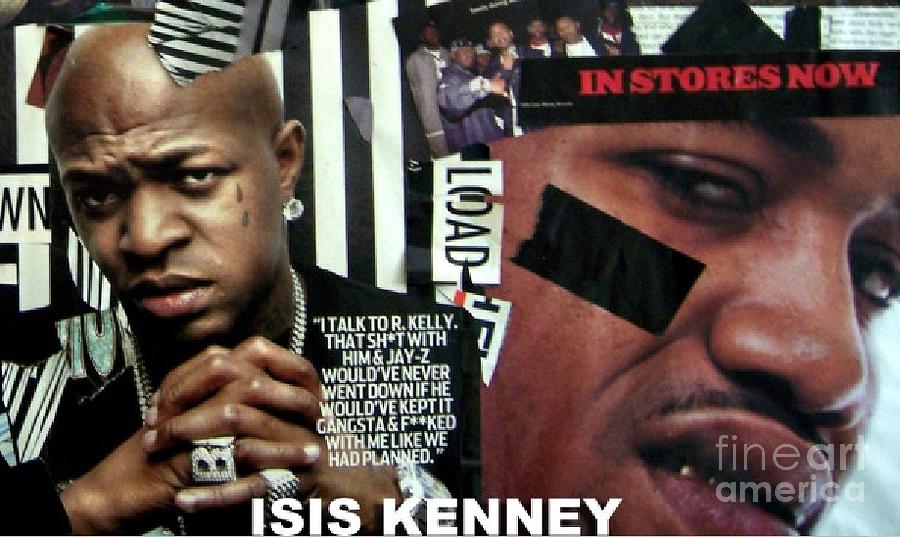 Isis Kenney Mixed Media - Cash Money Soldjah  by Isis Kenney