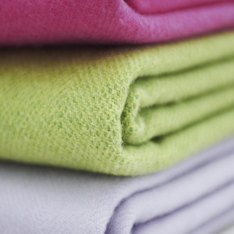 Cashmere wool blankets Photograph by Peter Schiazza