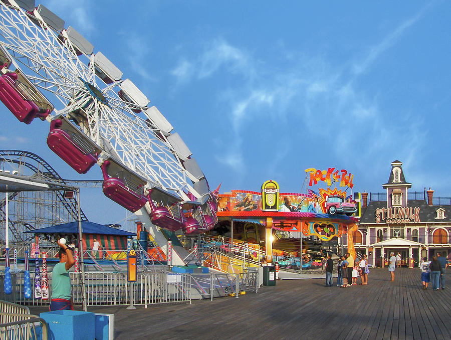 Casino Pier, Seaside Heights 2006 Photograph By Bob Cuthbert - Fine Art 