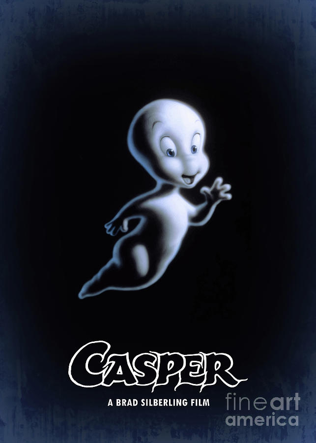 Casper Movie Digital Art - Casper by Bo Kev