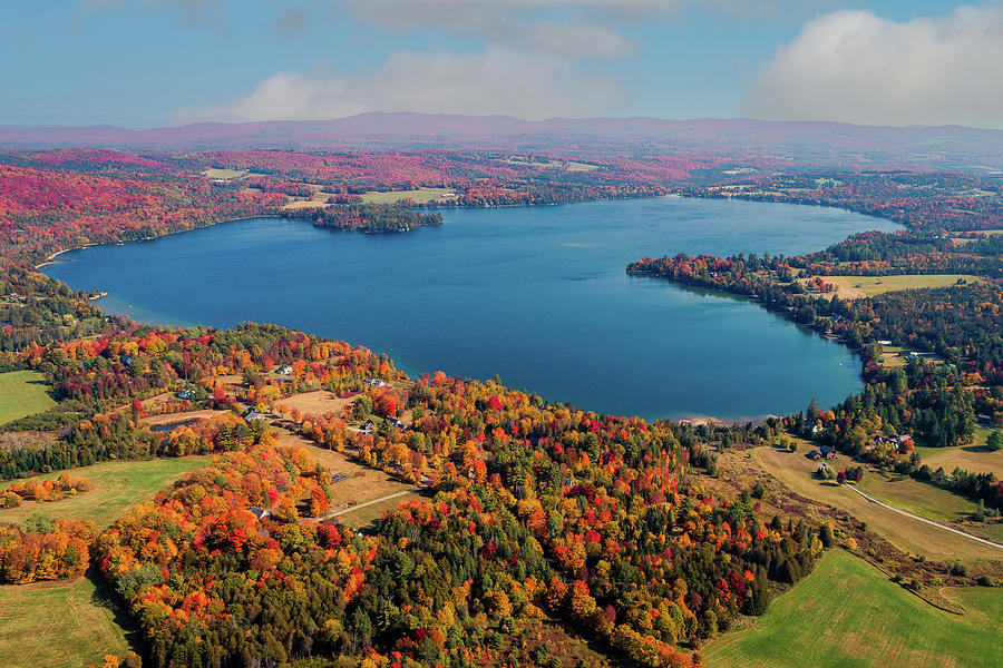 Caspian Lake - Greensboro, Vermont Photograph by John Rowe