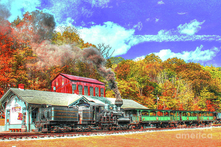 Cass Scenic Railroad,Cass WV West Virginia Photograph by Dave Lynch