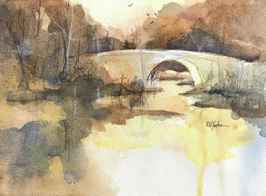 Casselman River Bridge Painting - Casselman Calm by Robert Yonke