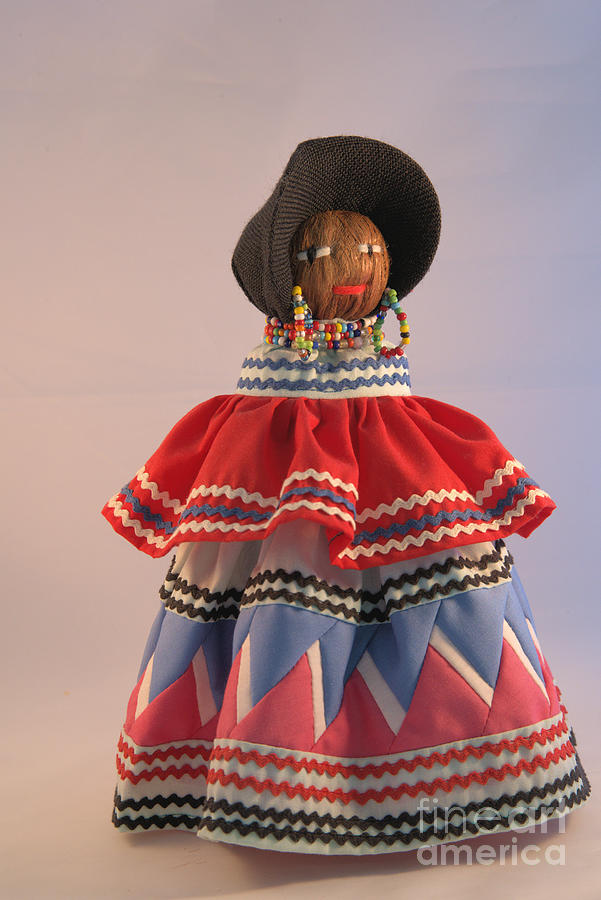 Happy Seminole Doll Photograph by Kae Cheatham