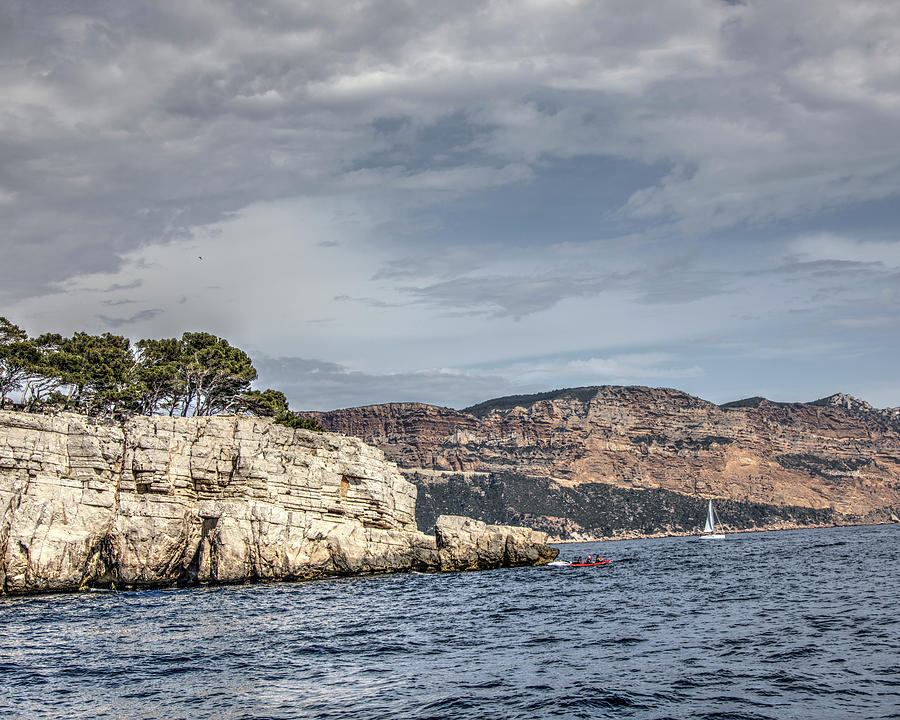 Cassis Clift And Rock Digital Art By Jules Follett Fine Art America 6103