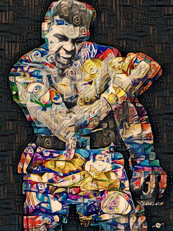 Cassius Clay Muhammad Ali Painting 1 Painting by Tony Rubino