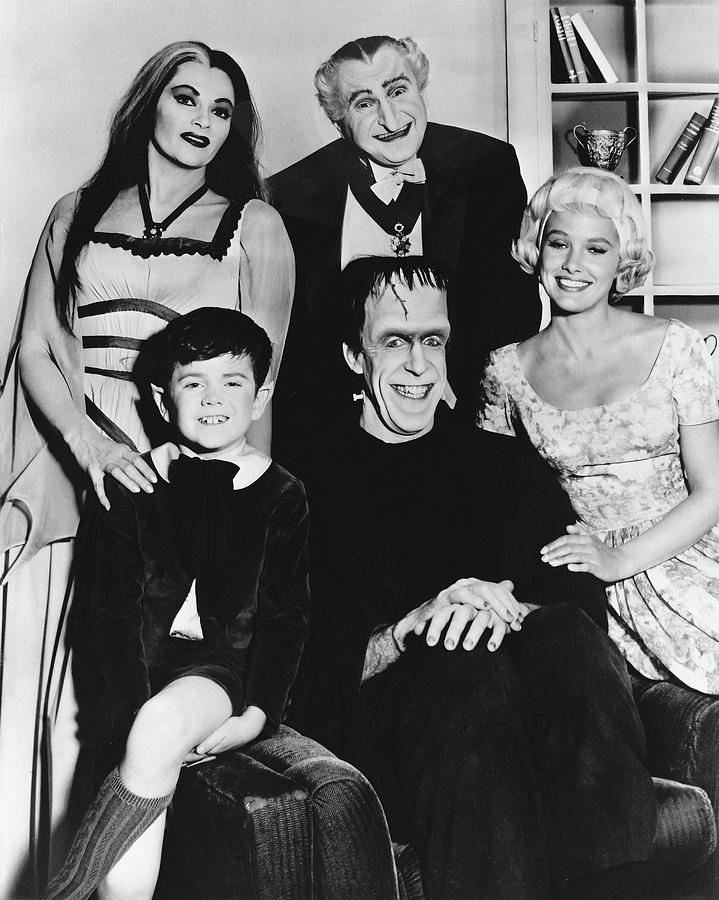 Cast Members Of The Munsters 1964 Photograph by Mountain Dreams