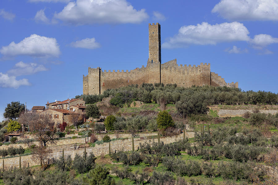 Etruscan Photograph - Castello di Montecchio Vesponi - Tuscany - Italy by Joana Kruse