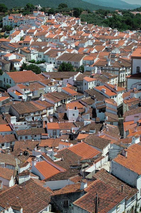 Castelo de Vide Rooftops from the Old Castle Photograph by Angelo DeVal