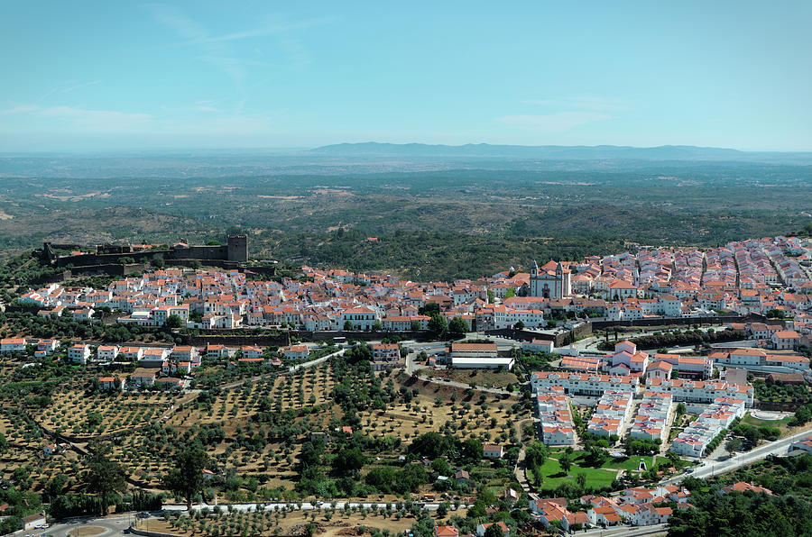 Castelo de Vide Village from the Mountains Photograph by Angelo DeVal
