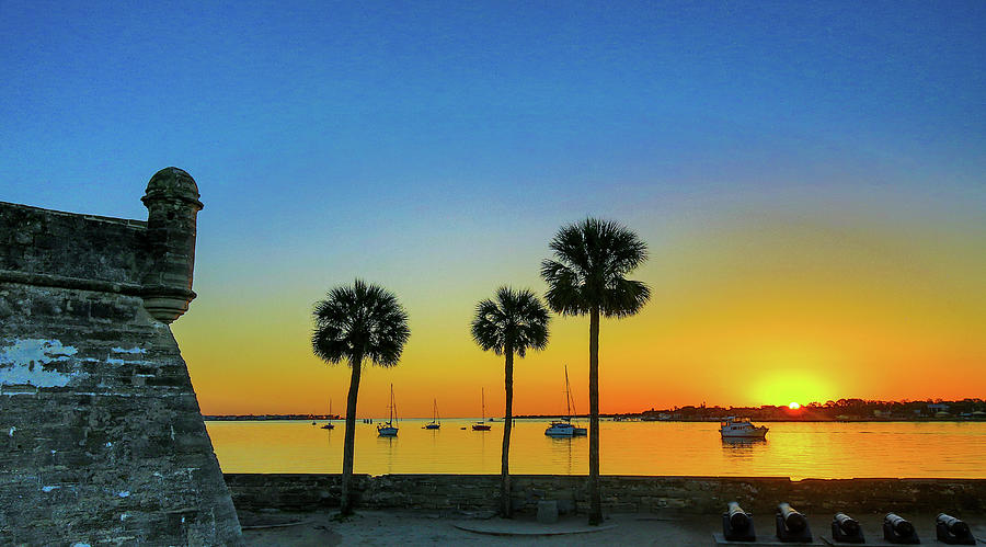 Castillo de San Marcos at Sunrise Photograph by James Frazier - Fine ...