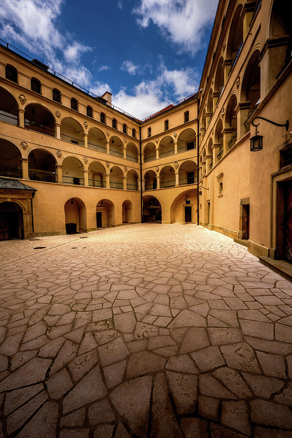 Castle Courtyard Photograph by Sebastian Musial - Fine Art America