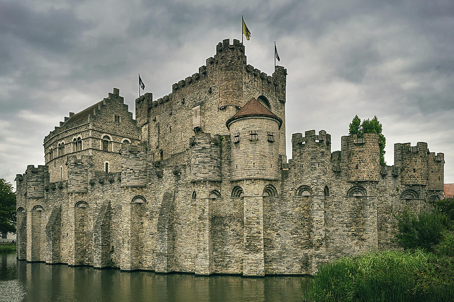 Castle Gravensteen Photograph by Maria Meester