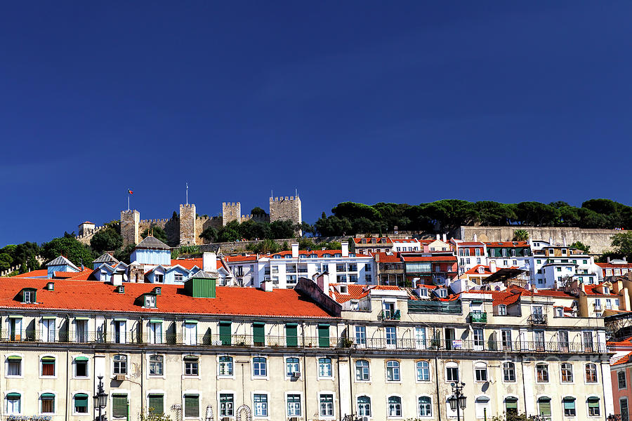Castle Hill in Lisbon Photograph by John Rizzuto