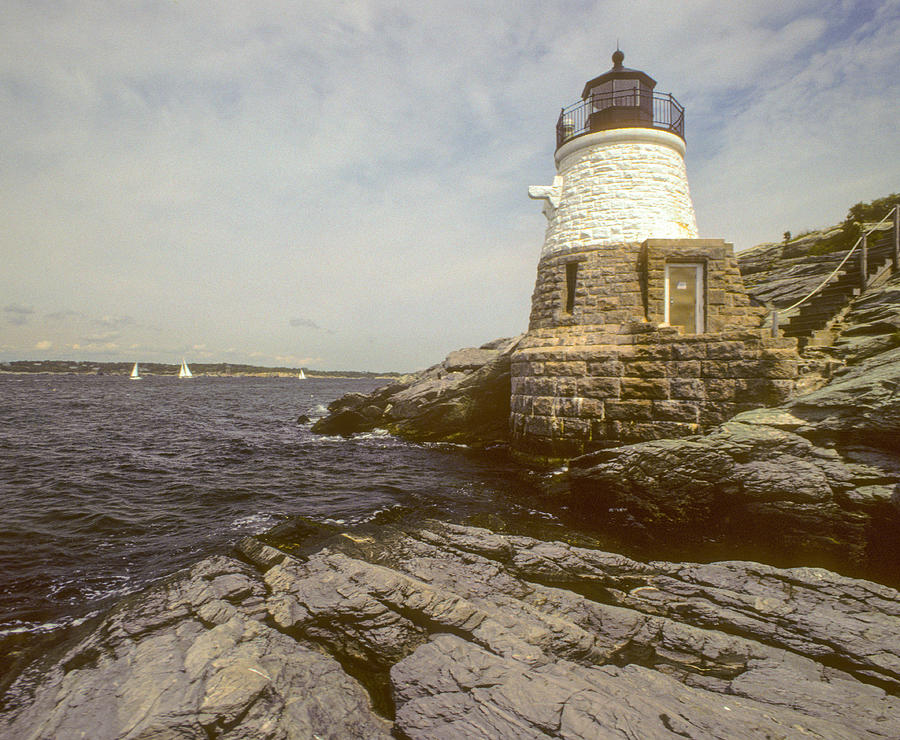 Castle Hill Lighthouse Photograph by Nautical Chartworks
