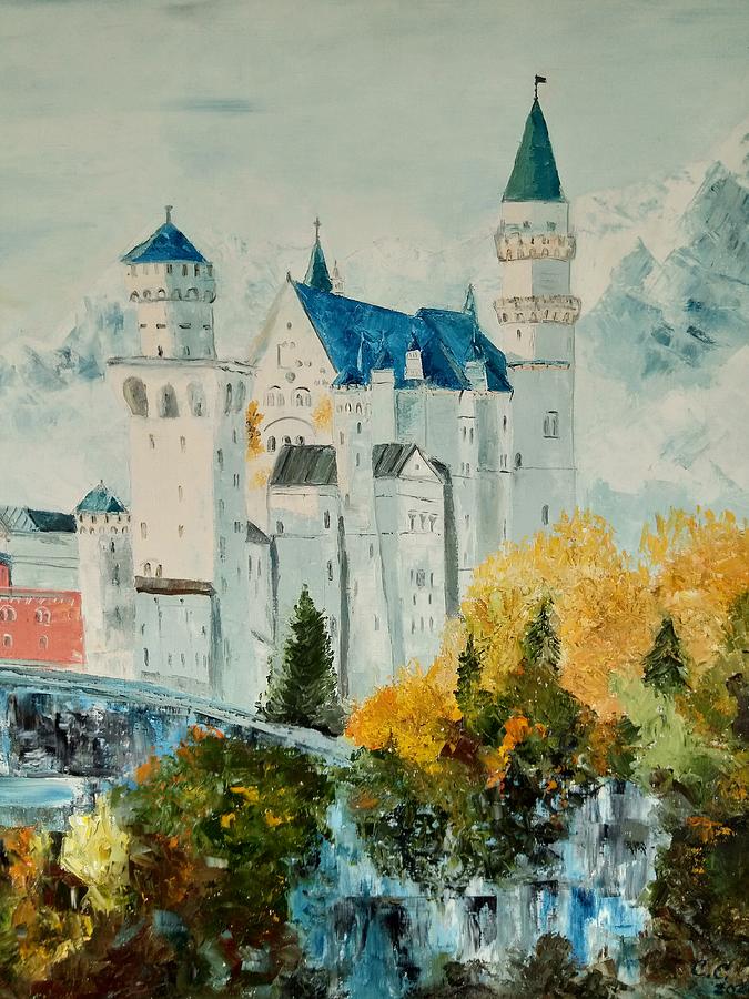 Castle in Germany Drawing by Svetlana Sokolovskaya - Fine Art America