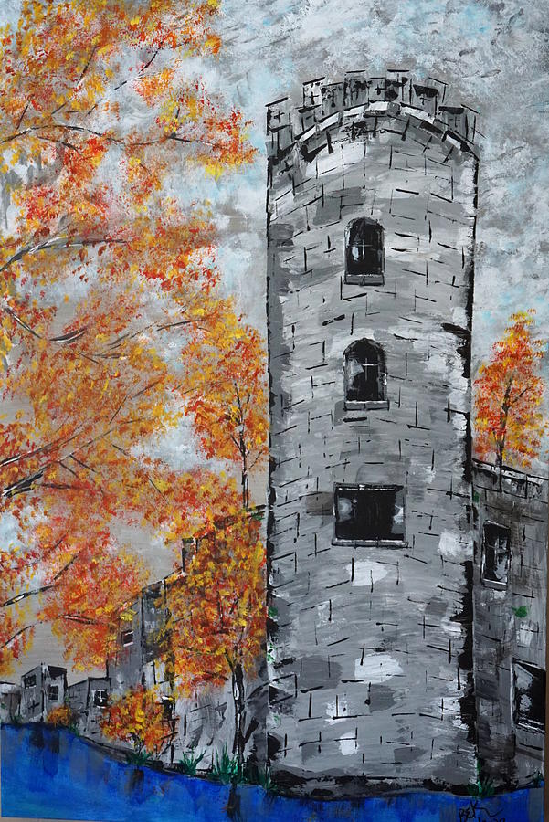 Castle In The Fall Painting by Brent Knippel