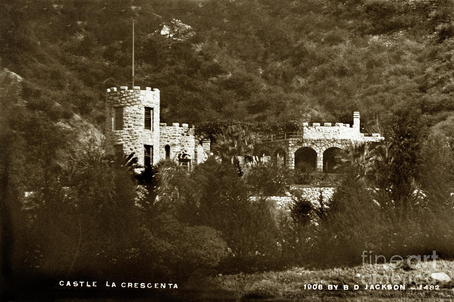 Los Angeles Photograph - Castle La Crescenta, Los Angeles County 1908 by Monterey County Historical Society