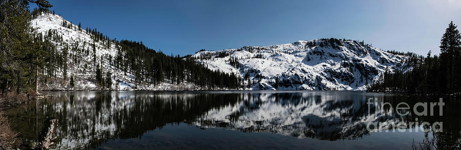 Castle Lake Panorama Photograph by Suzanne Luft