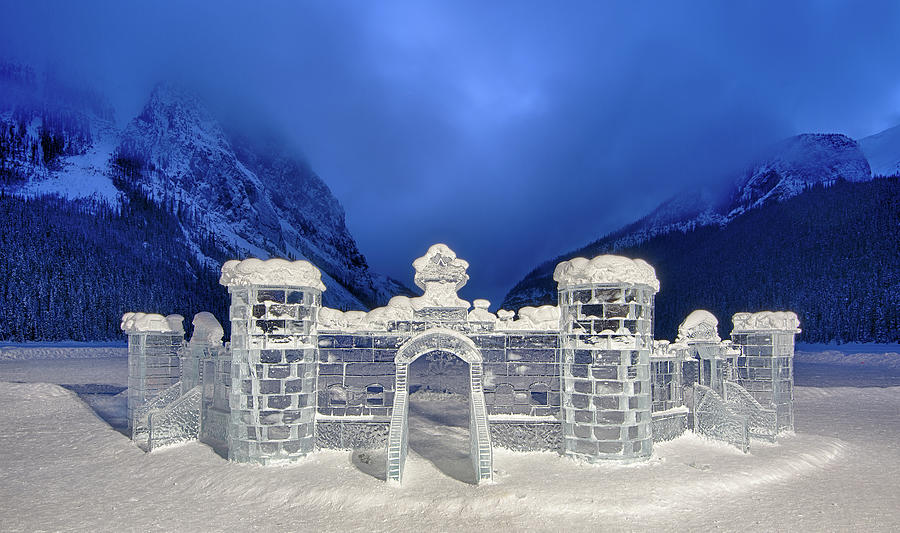 Winter Photograph - Castle Made Of Ice by John Poon