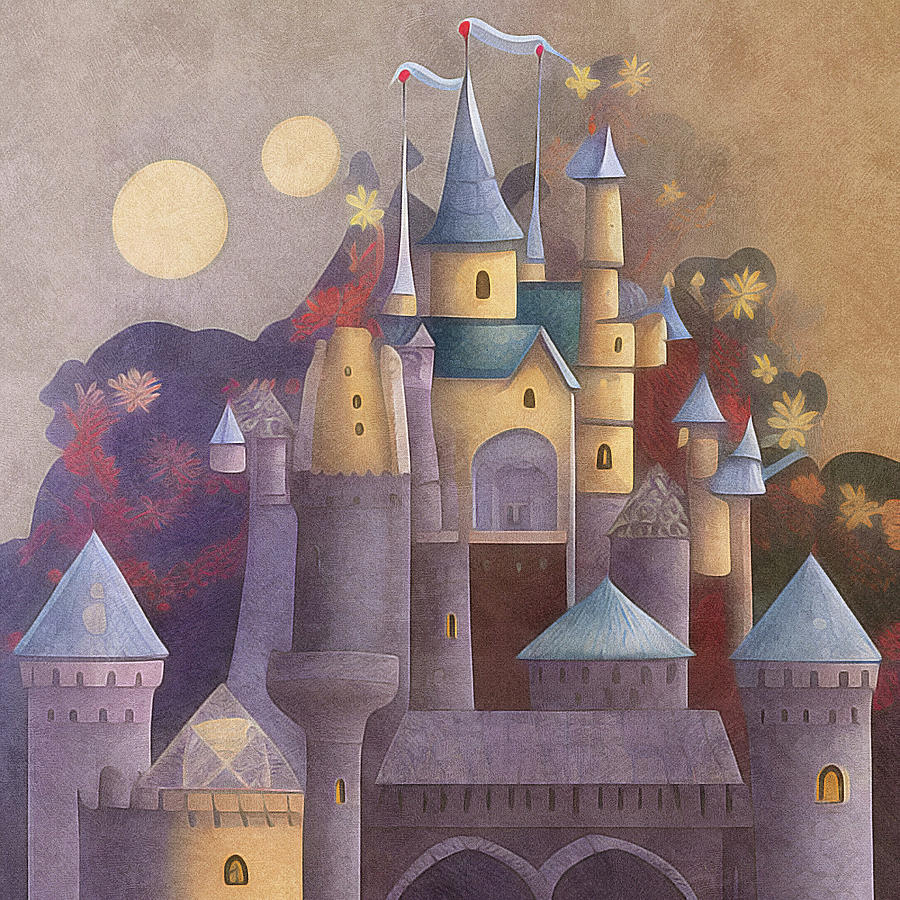 Castle #1 Digital Art by Mark Greenberg