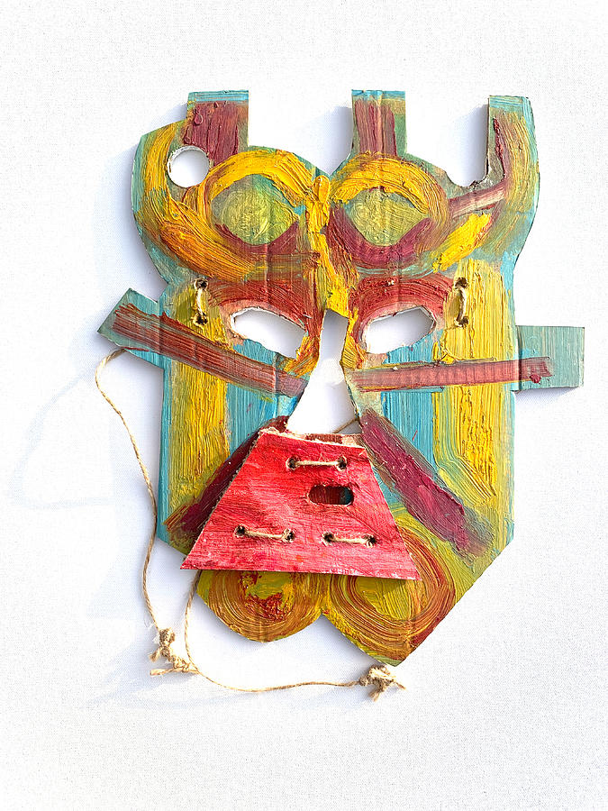 Castle Moat Cat Face Mask Jewelry by Edgeworth Johnstone