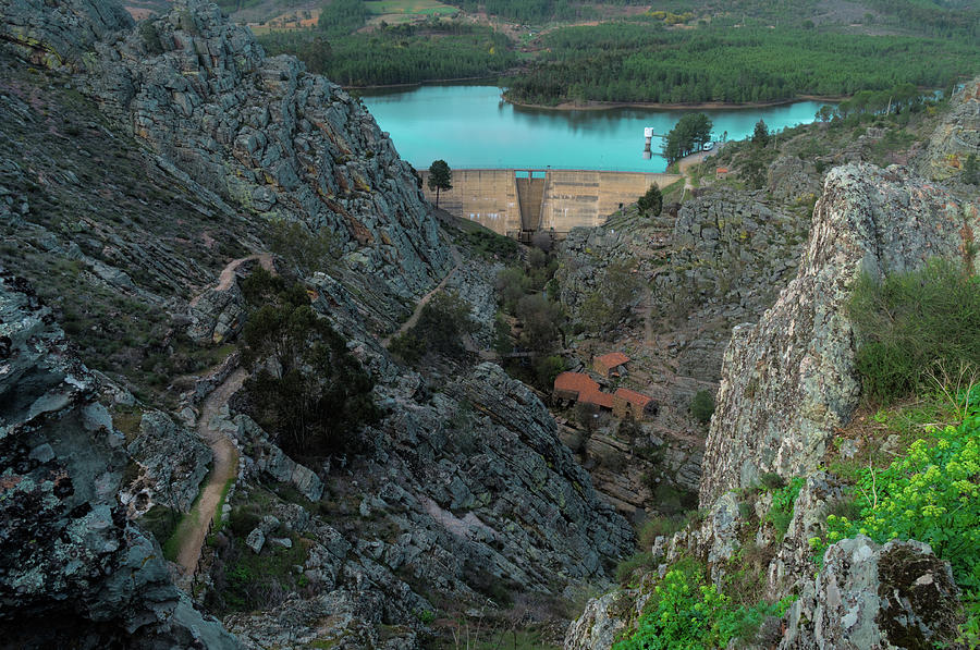 Castle of Penha Garcia view Photograph by Angelo DeVal