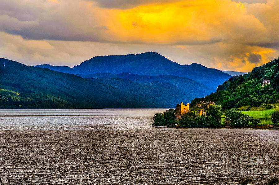 Castle on a Loch Photograph by Miguel King - Pixels