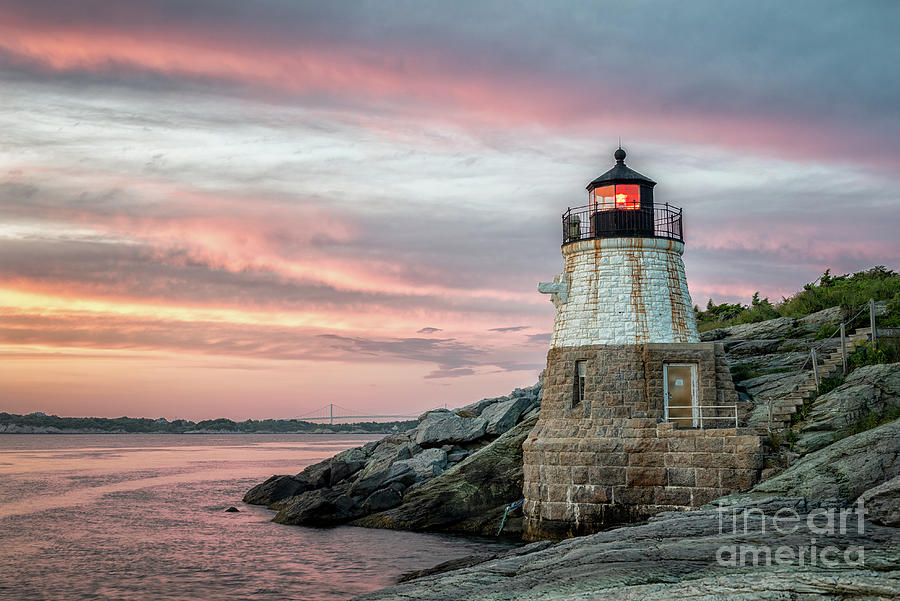 Castle Rock Lighthouse Photograph by Alan Pelletier - Fine Art America