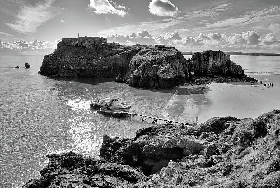 St Catherines Island mono Photograph by Shirley Mitchell