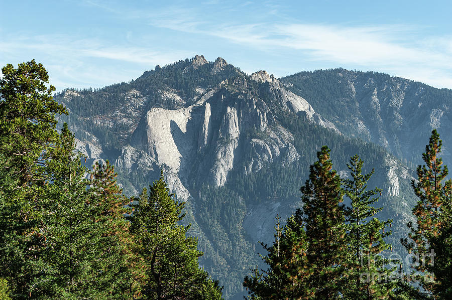 Sequoia National Park Photograph - Castle Rocks  2-8017 by Stephen Parker