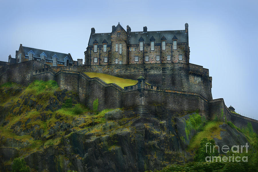 Castle Stronghold - Edinburgh Photograph by Yvonne Johnstone