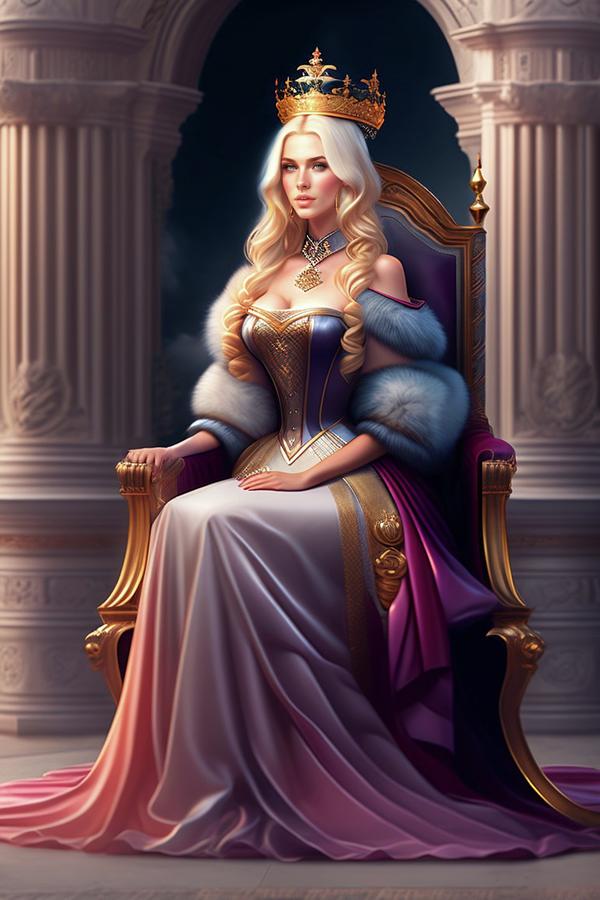 Castle Throne Chess Ai Generated Royalty Princess Queen Digital Art by More  Than Pictures - Pixels Merch