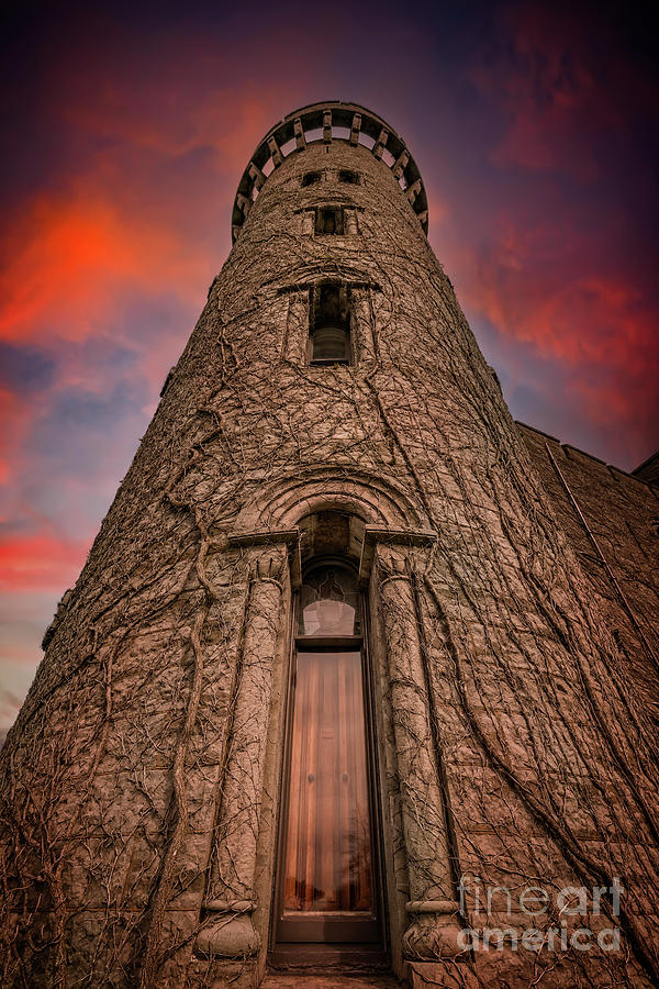 Castle Turret at Sunset Photograph by Adrian Evans