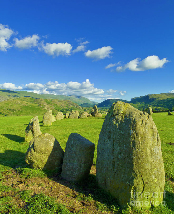 Castlerigg stone circle near Keswick, Cumbria, England Photograph by Neale And Judith Clark