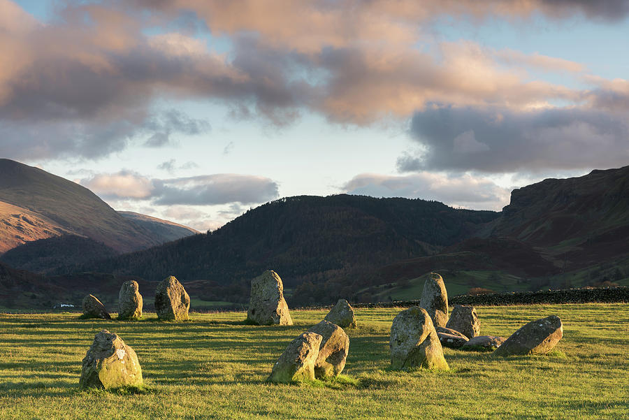 Castlerigg Stone Circle, the Lake District, England Photograph by Sarah Howard